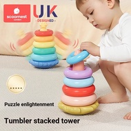 Children Educational Stacking Music Rings 6 Months Baby 1 to 2 Years Old Early Education Eight 9 Mon