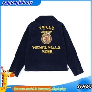 Work Jacket Corduroy (Boxy fit), Flagofskull Official -Navy blue (FFA Jacket)