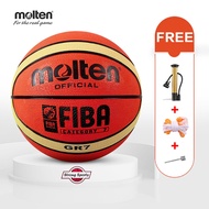 For a Molten GR7 Explosion Basketball Size 7 With 12 Panel Design Rubber Cover Molten 3 free gift ..