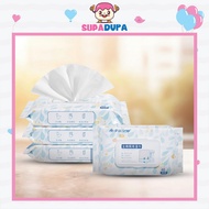 40Pcs Baby Non-Alcohol Toilet Wipes Kids Wet Tissue Antibacterial Baby Wet Tissue Kids Toilet Hygien