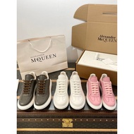 Original AAA+2024 New Style McQueen Couple White Thick-Soled Height-Increasing Sneakers
