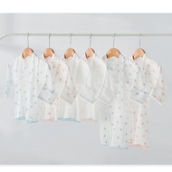 Simba Very Soft Printed Gauze Reverse Sleeve Belly Shirt 60CM (S5124/S5123/S5125) Clothes Small Bean