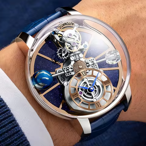 Montre Mens Watches Top Brand Luxury Jacob&Co Astronomia Solar Watch Jewellery Show Basel World Quar