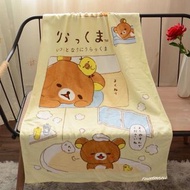 鬆弛熊 浴巾 毛巾 公仔 Rilakkuma 沙灘巾 家居 日用品 豬鼻雞