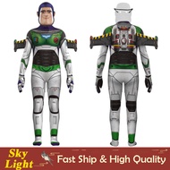 Toys Story Buzz Lightyear Cosplay Costume Green White Jumpsuit For Kids Boy Man Adult Halloween Chri