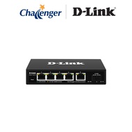 D-Link DMS-F106TS 5-port with 1-Port SFP+ Smart Managed Switch