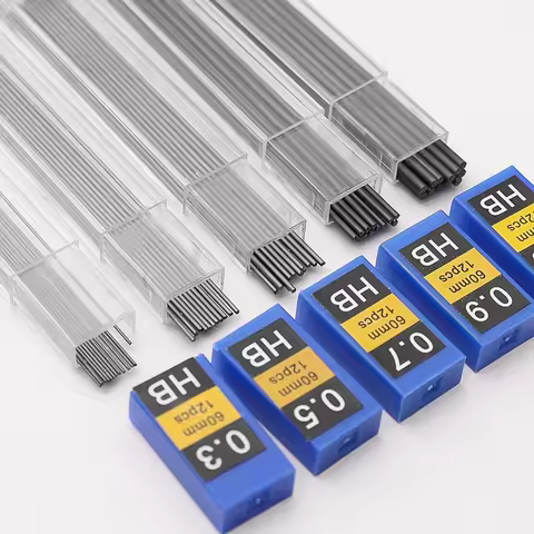 Mechanical Pencil Replaceable Refills 0.3MM 0.5MM 0.7MM 0.9MM 1.3MM 2.0MM Pencil Leads for Writing D