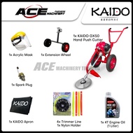 [ KAIDO ] HANDPUSH CUTTER GX50 ENGINE HONDA 12" Tyre | 4-STROKE ENGINE | 47.9CC | HIGH QUALITY RECOI