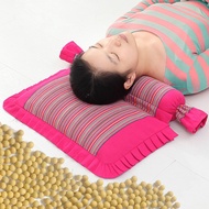 K-Y/ Beisi Soybean Pillow Cervical Pillow Adult Pillow Neck Pillow Neck Pillow Massage for Cervical Relief Soybean Pillo