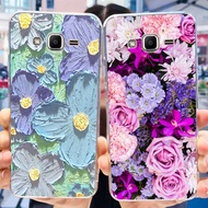 For Samsung Galaxy J2 Prime Casing G532M Stylish Flower Clear Soft Silicone Phone Cover For Galaxy J2 Ace G532G Case