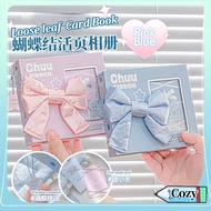 Forged Bow Knot One Palace Grid Loose leaf Mini Card Book[185]