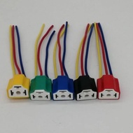 Ceramic Socket H4 Female Headlight Black H4 Bulb (1 Piece)