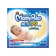 MamyPoko滿意寶寶純水99濕毛巾厚型80片3包(包裝隨機出貨)