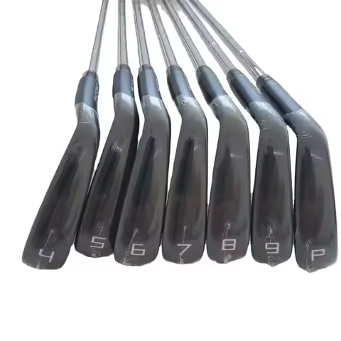 Forged Golf Iron Set 4-PW Soft Carbon Steel Precision Milled Face CNC Grooves Distance Control Clubs