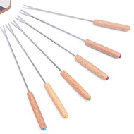 ** Stainless Steel Long Handle Fork (Set Of 6) Fondue Fruit Dessert