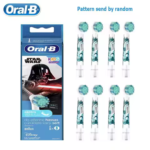 Oral B EB10 Toothbrush Heads for Kids Soft Bristle Electric Tooth Brush Replacement Refill Children'
