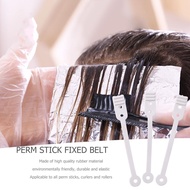 Perm Rod Rubber Band Transparent Curler Rubber (Flat) (Pack)