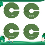 【xdigzhizi1】4 Pcs Gym Micro-Type Plates Dumbbell Fractional Weight Plate Rubber Add-on Weights for S