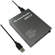 1 PCS USB2.0 PCMCIA Card Reader Card Reader PC Card Reader Iron Gray USB 2.0 to PC PCMCIA Adapter Fl