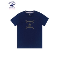 Beverly Hills Polo Club Kids Boy’s Combed Cotton T-Shirt in Navy GRTX2158 Boys T Shirt Kids T Shirt