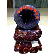 Top Uruguay Raw Ore Raw Leather Money Bag 2.5kg Money-lucky Town House Daigou Money-lucky Purple Qi 