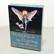 44 Pcs Oracle Cards Messages From Your Angels - What Your Angels Want You To Know Cards In Spanish L