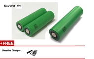 3 ก้อนถ่านชาร์จ Sony VTC6 battery 18650 2600 Lithium-ion battery Li-ion, 2600 mah ถ่านไฟฉาย รถบังคับ วิทยุ ถ่านชาร์จ ไฟฟ้า + Ultrafire Charger