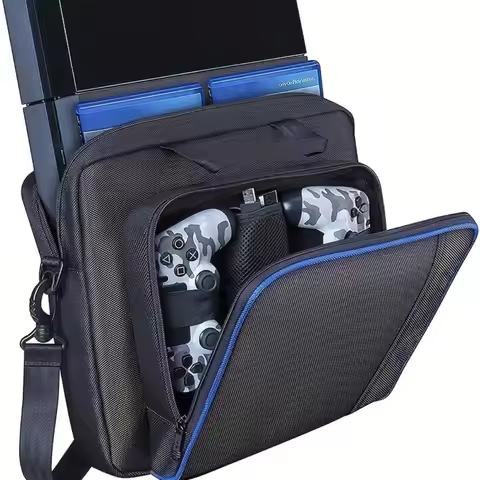 Bag For PS4 Travel Storage Carry Case Protective Shoulder Bag for Playstation 4 Slim Console and Acc