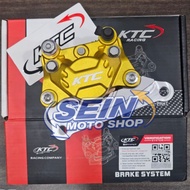 kaliper belakang  nmax all nmax old ktc kytaco 2p ori plus bracket ori - gold ktc