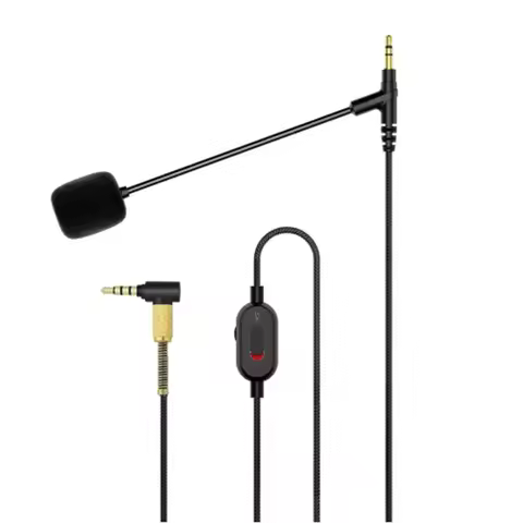 3.5mm to 2.5mm Boom Microphone Cable For JBL Synchros S300 S300I S300a S500 S700 Gaming Telephone He