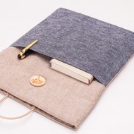 原創手工灰色筆電包/電腦包 iPad/Macbook 13寸/14寸/15寸電腦包