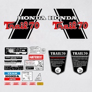 Sticker Decal HONDA Dax ST 70 Trail CT70H