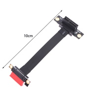 XINGHEC2 Pci-e 3.0 1x Riser cáp kép 90 độ góc bên phải PCIe 3.0 X1 để X1 cáp mở rộng 8gbps PCI EXPRE