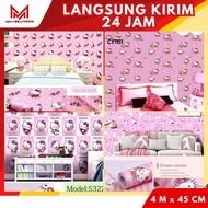 Pink Aesthetic Children's Motif Wallpaper Aesthetic Children's Room Wall Wallpaper [M2M WALLPAPER] C
