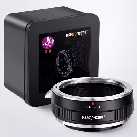 K&F Concept EOS-L Lens Mount Adapter for Canon (EF/EF-S) Lens to Sigma Leica Panasonic L Mount Mirro