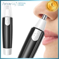 foreverlily เครื่องโกนหนวดไฟฟ้าสำหรับผู้ชายเครื่องเล็มขนจมูกแบบไฟฟ้าสำหรับกรรไกรตัดขนจมูกกันน้ำผู้ชายเครื่องตัดขนหูจมูก