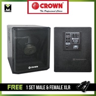 Crown BF-15SA 15" 400W Active Subwoofer with FREE XLR