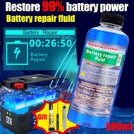 【Restore 99% battery power】air bateri kereta asid battery repair fluid acid battery charger repair r