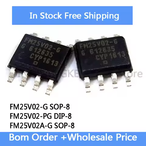 5Pcs FM25V02-G SOP-8 FM25V02 FM25V02-PG DIP-8 FM25V02 FM25V02A-G FM25V02A SOP-8 IC In Stock Wholesal