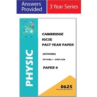 IGCSE Past Year Paper Physics 0625 (Paper 4 + Answer) 3 Year Series