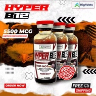 Hyper b12 5500mcg (Vitamin b12 + b15 w/ Mthltestos for rooster conditioning and breeding, Poultry.)
