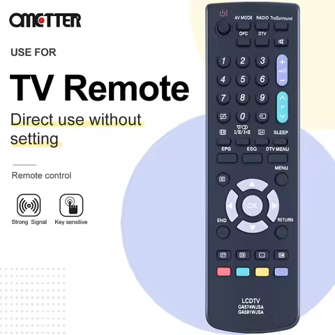 New GA574WJSA GA591WJSA Fit for Sharp TV Remote Control LC-26AD5E-BK LC32AD5E LC-32DH65E LC-32WD1E L