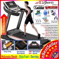 4.5HP ADSports AD980 Motorized Treadmill 59CM Wide Platform 15 levels Inclination System Mesin Lari 