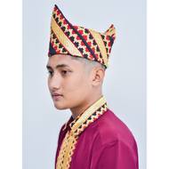 PECI/SONGKOK PERAHU TAPIS LAMPUNG - PECI TAPIS PERAHU LAMPUNG MOTIF SASAB UNIK - LAMPUNG ETHNICA