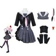 โครงการเกม Sekai เวทีที่มีสีสัน Feat. Akiyama Mizuki ชุดคอสเพลย์ผู้หญิง Amia วิกผู้หญิง PJSK โรงเรีย