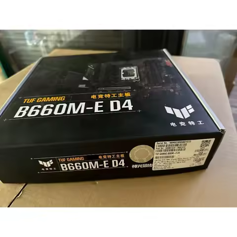 For ASUS TUF GAMING B660M-E D4 Motherboard mATX LGA1700 DDR4 4×M.2 HDMI DP Support Intel 12th/13th/1