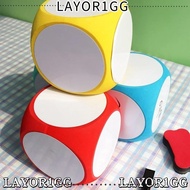 LAYOR1GG EVA Block, Write on Wipe  Multipurpose Educational Toys, Creative 4x4Inch Includes 1 Pen an