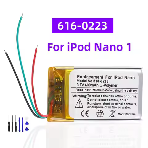 616-0224 Battery 616-0223 For iPod Nano 1 1st Gen Generation MP3 Rechargeable Nano1 616-0223 Batteri