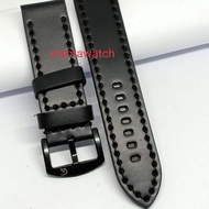 HITAM [Mhfd Product] alexandre christie Black Leather Strap alexander christie S9I