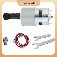 DC Motor CNC 775 Spindle Motor 100W 12-24VDC 10000RMP + ER11 Collet for DIY Mini CNC 3018 3018Pro 30